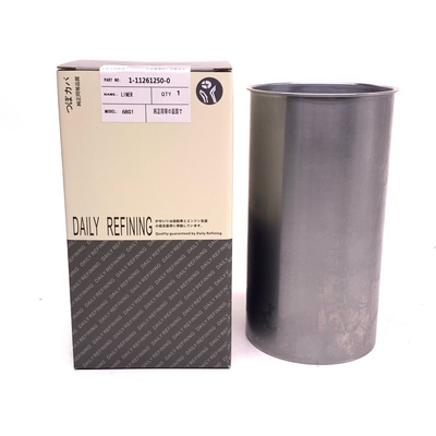 Ντίζελ κινητήρας 6BG1 για Isuzu Cylinder Liner Sleeve 1-11261385-0